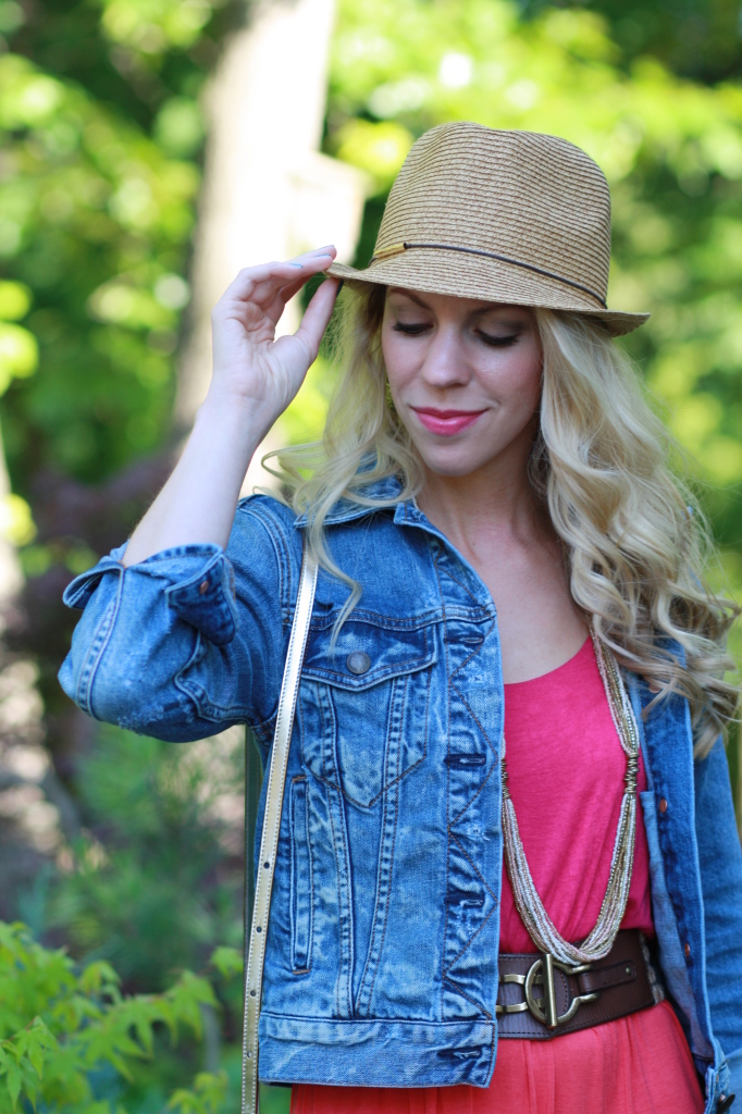 Maxi distressed denim sales jacket