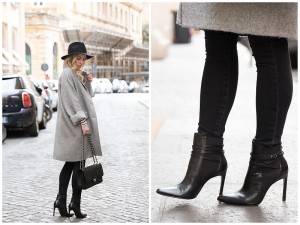 stiletto ankle boots outfit