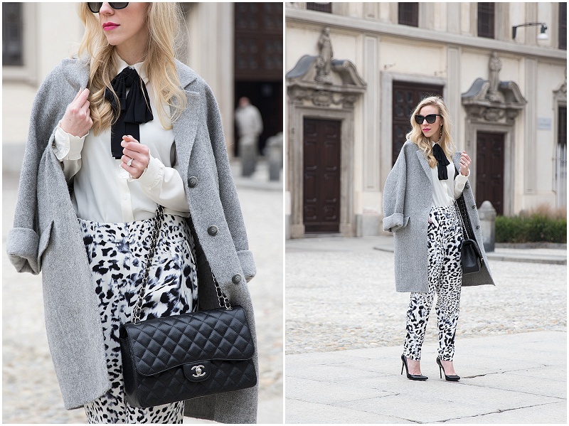 chanel-jumbo-classic-flap-bag -black-caviar-with-silver-hardware-zara-gray-sweater-coat-best-fall-outfits-with-a-sweater-coat  - Meagan's Moda