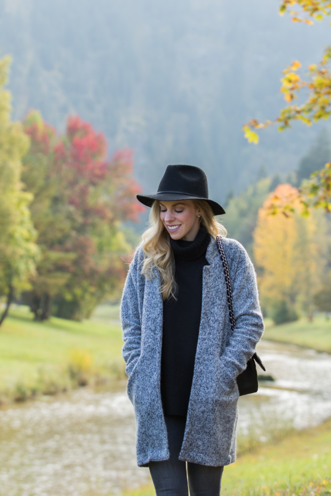 brixton-wesley-fedora-zara-sweater-coat-fall-outfit-with-gray-sweater-coat  - Meagan's Moda