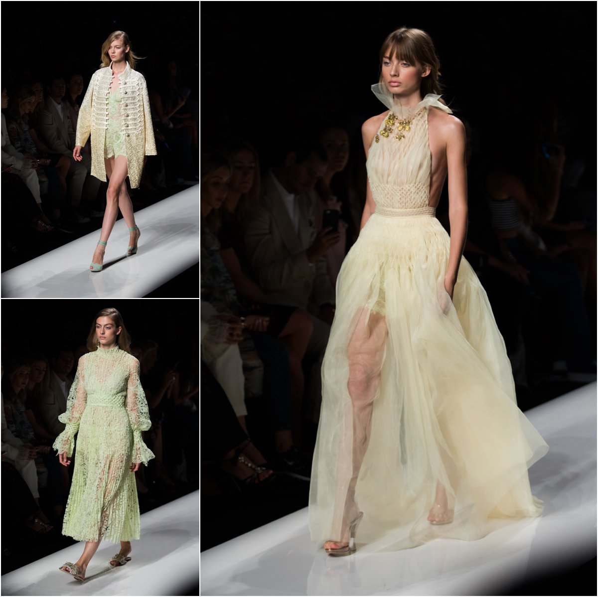 slim fit dress slacks Ermanno Scervino Green Silk Floral Dress Size I 42 UK 10 US 6 S Small Ladies main image 1