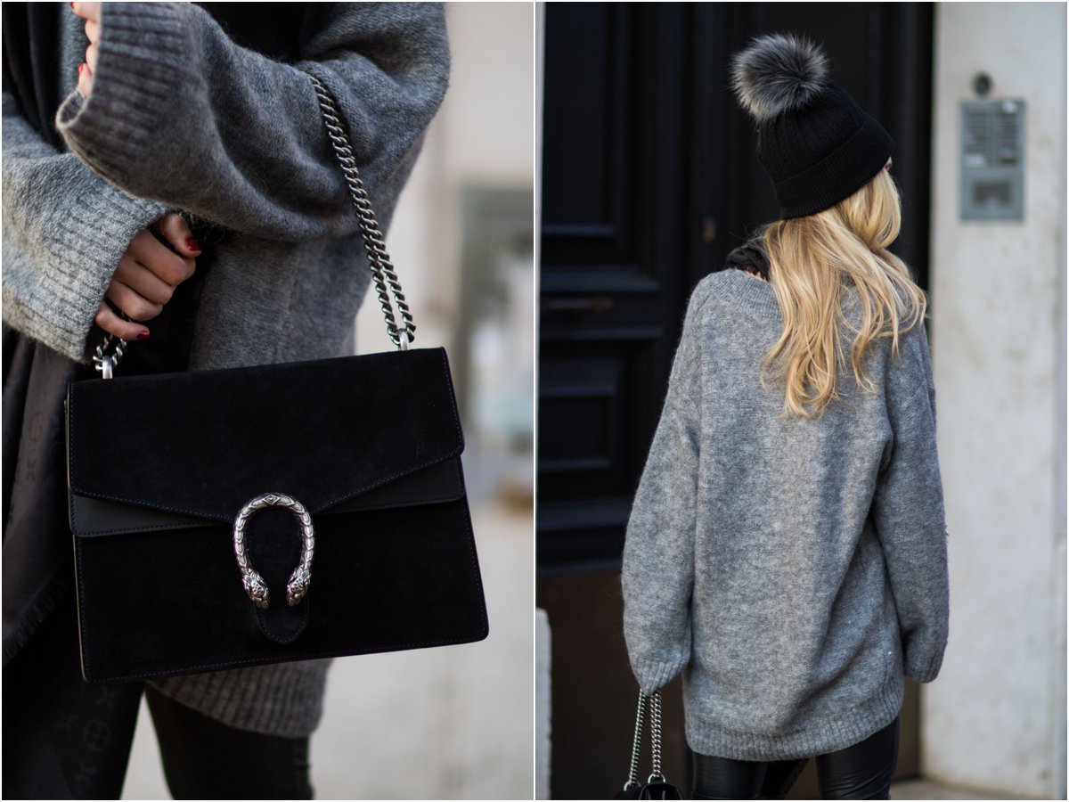Gucci black suede Dionysus bag outfit - Meagan's Moda