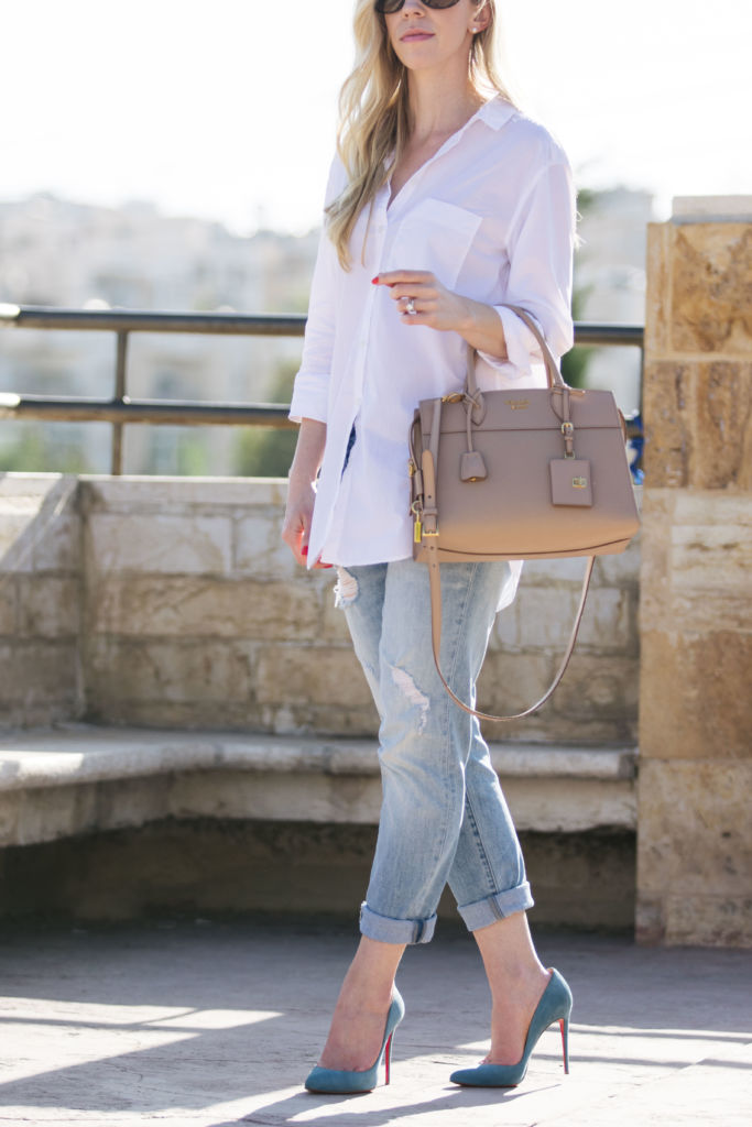 Three Easy Ways to Dress Up a White Button Down - Meagan's Moda