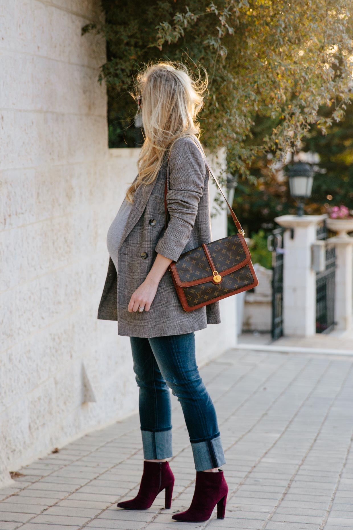 Zara burgundy boots store