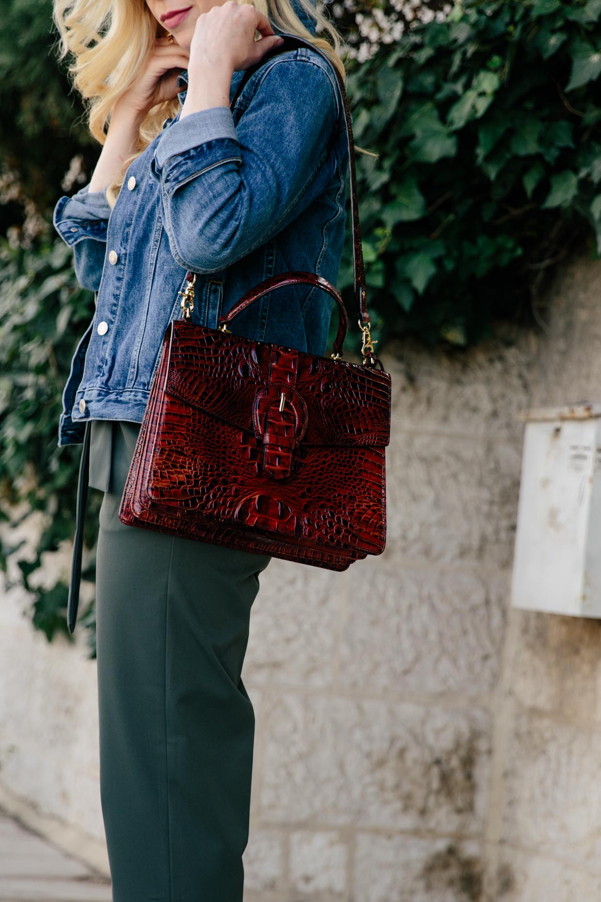 Brahmin Gabriella satchel Pecan Melbourne - Meagan's Moda