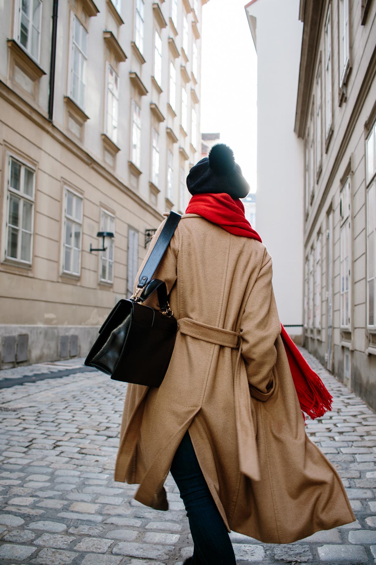 Meagan Brandon fashion blogger of Meagan's Moda wears Max Mara Manuela  camel coat with Janessa Leone Harper fedora and Louis Vuitton Dauphine bag  - Meagan's Moda