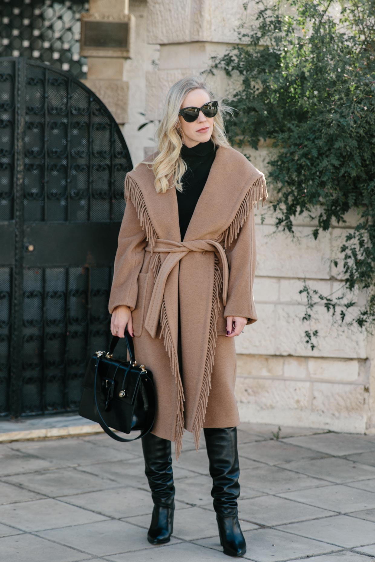 Meagan Brandon fashion blogger of Meagan's Moda wears Max Mara