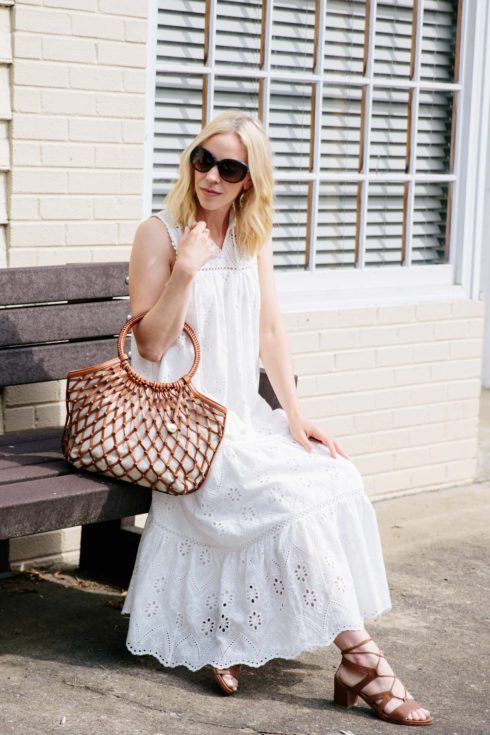 The Ultimate Eyelet Dress for Hot Summer Days - Meagan's Moda