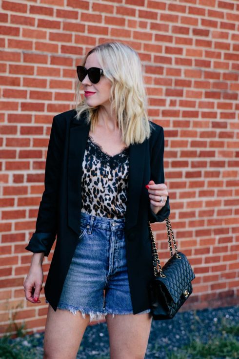 Two Ways To Wear A Black Blazer With Leopard Print Date Night two-ways-to-wear-a-black-blazer-with-leopard-print-date-night
