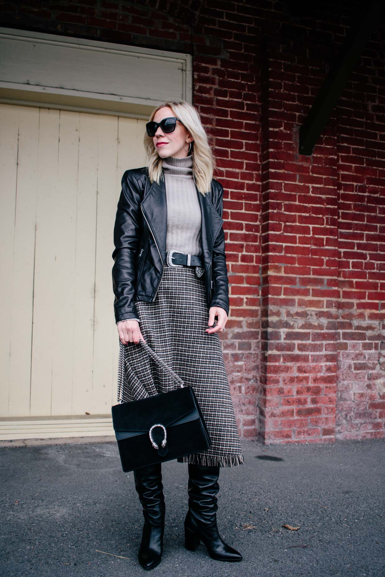 Fall Vibes in Faux Leather Pants - Meagan's Moda