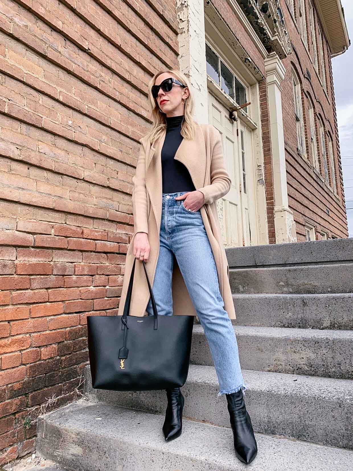Meagan Brandon fashion blogger of Meagan's Moda wears khaki