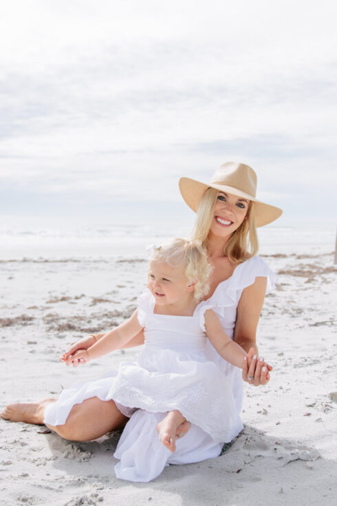 Mommy & Me White Dresses on the Beach - Meagan's Moda