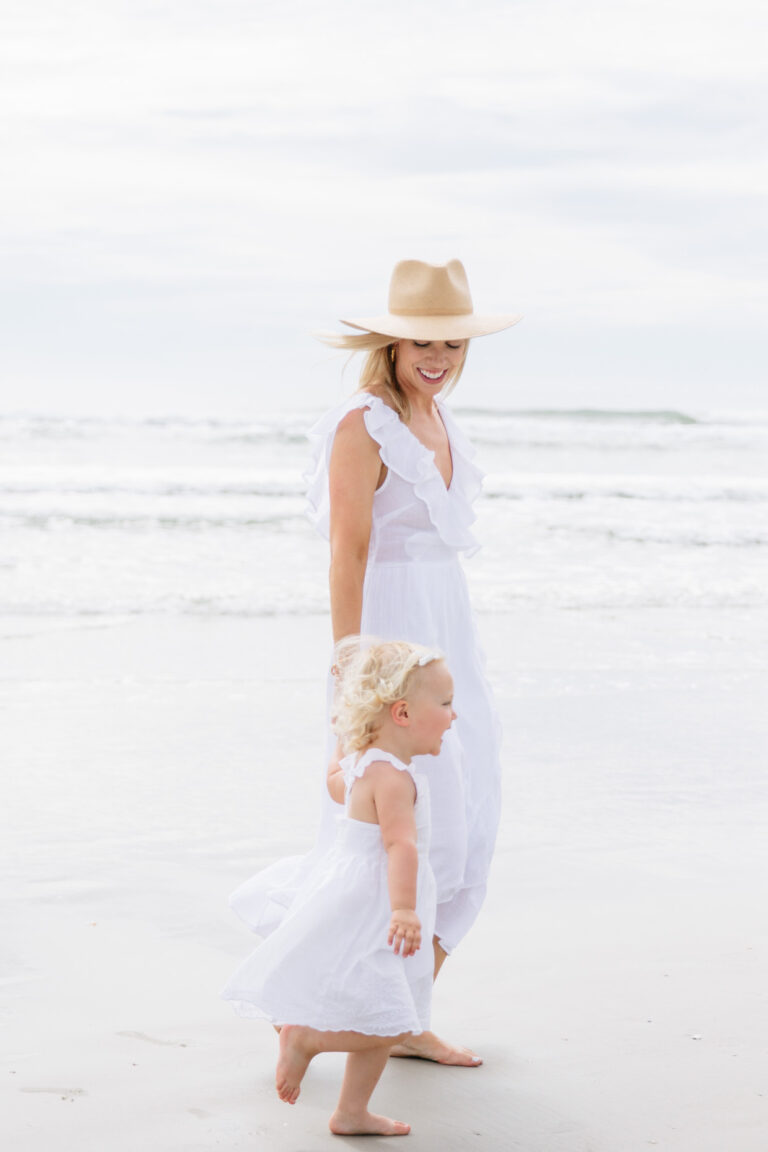 Mommy & Me White Dresses on the Beach - Meagan's Moda
