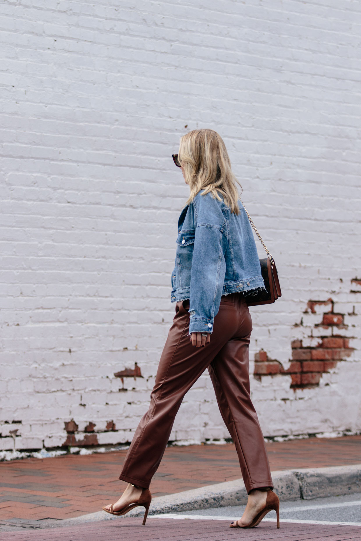 Fall Vibes in Faux Leather Pants - Meagan's Moda