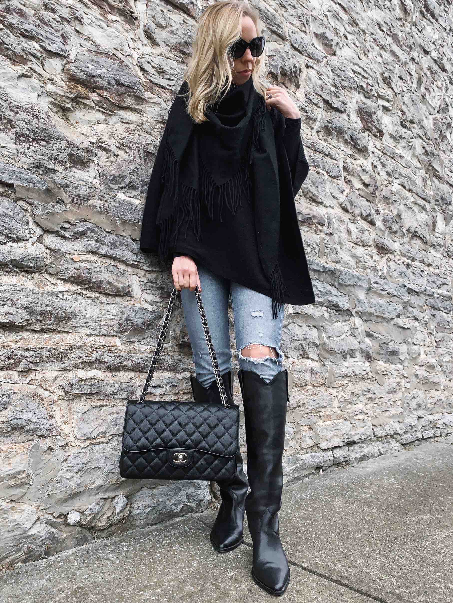 Meagan Brandon fashion blogger of Meagan's Moda styles Louis Vuitton  Dauphine MM tote - Meagan's Moda