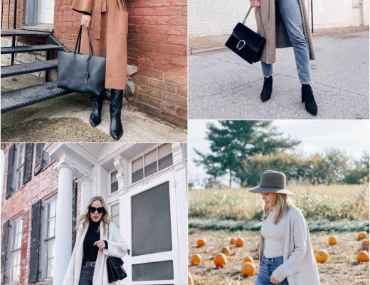 Meagan Brandon fashion blogger of Meagan's Moda shows how to wear oversized sweater coats for fall