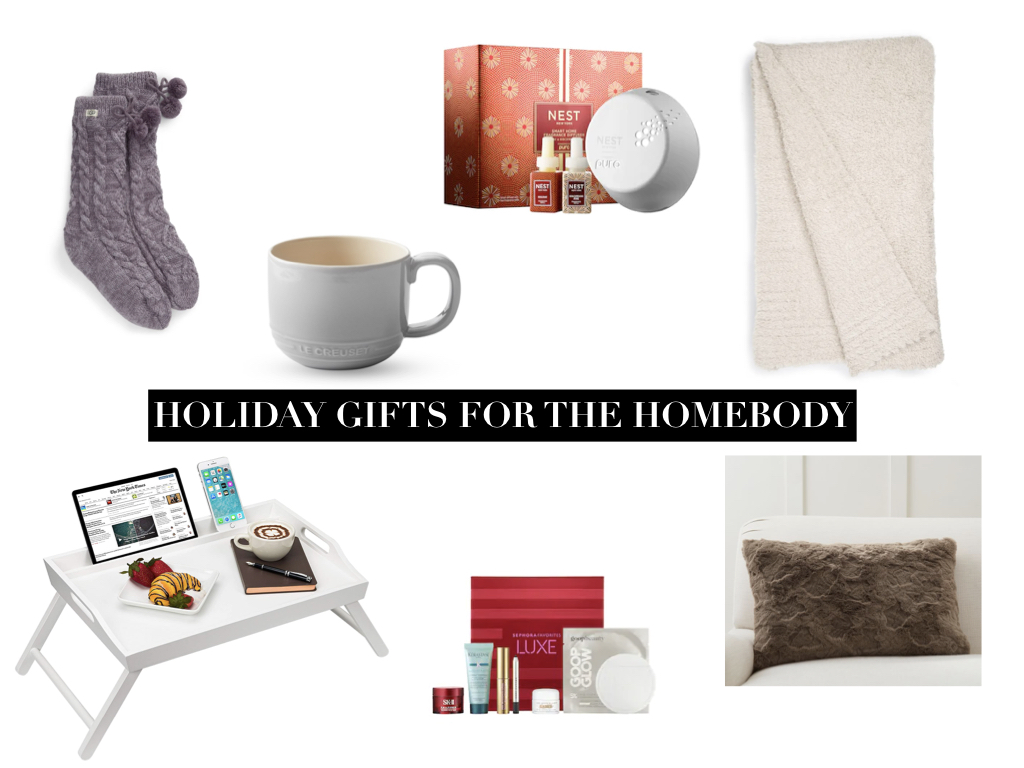 Meagan Brandon fashion blogger of Meagan's Moda shares holiday gift ideas for the homebody under $100