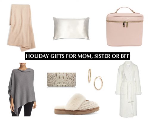 Meagan Brandon fashion blogger of Meagan's Moda shares gift guide for women, chic cozy gift ideas for mom sister or friend