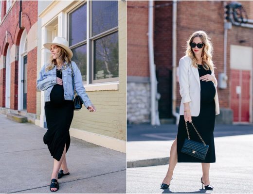 Meagan Brandon fashion blogger of Meagan's Moda styles a snakeskin print  midi skirt for fall with suede sandals and suede Saint Laurent sac de jour  - Meagan's Moda