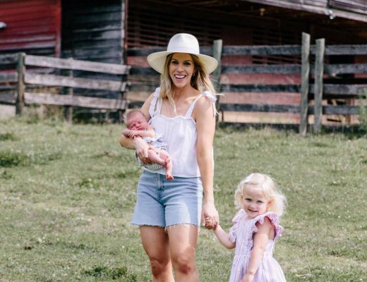 Meagan Brandon of Meagan's Moda shares Mommy and Me style for Fourth of July with daughters, how to coordinate outfits for family pictures