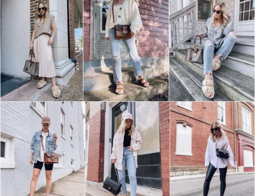 Meagan Brandon of Meagan's Moda shares 6 sophisticated ways to wear furry slides, fall trends 2021