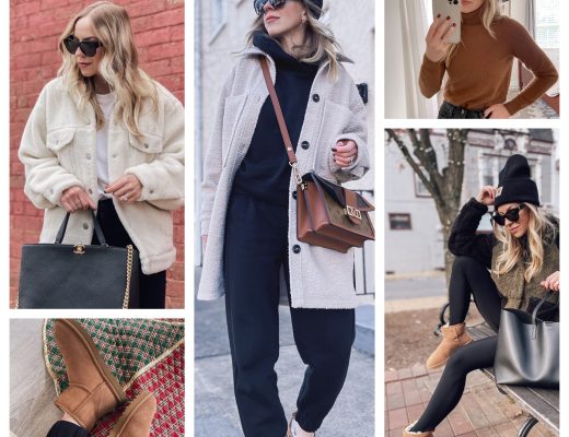 Meagan Brandon of Meagan's Moda shares classic winter staples, best Ugg boots, cashmere sweaters, fleece leggings Amazon