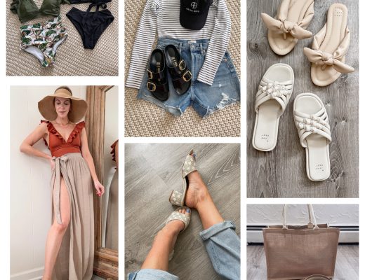 Meagan Brandon of Meagan's Moda shares Amazon vacation travel finds, swimwear, Target shoes, 2022 summer trends