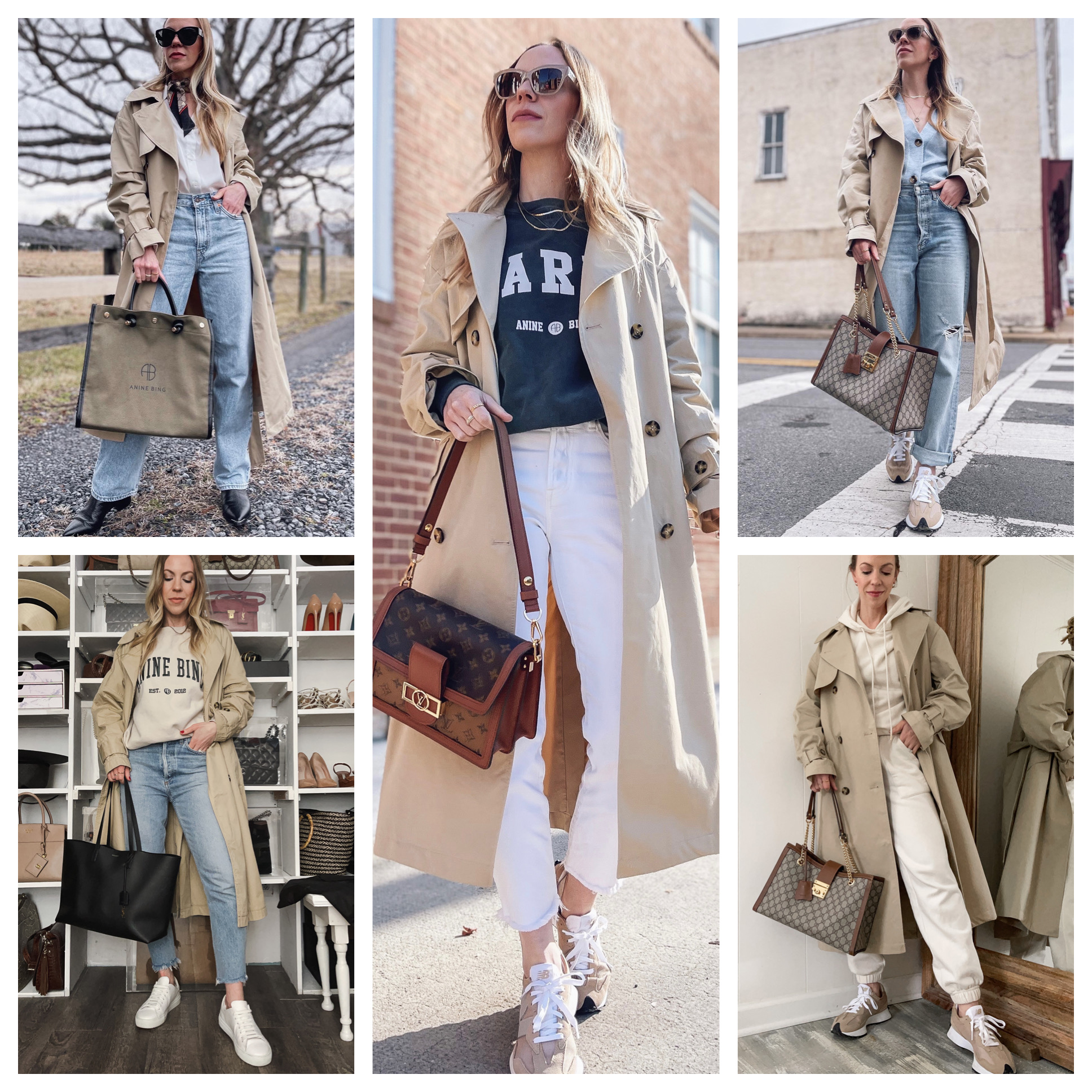 Contain Few Inward Trench Coat Outfit Ideas for Transitional Spring Weather - Meagan's Moda